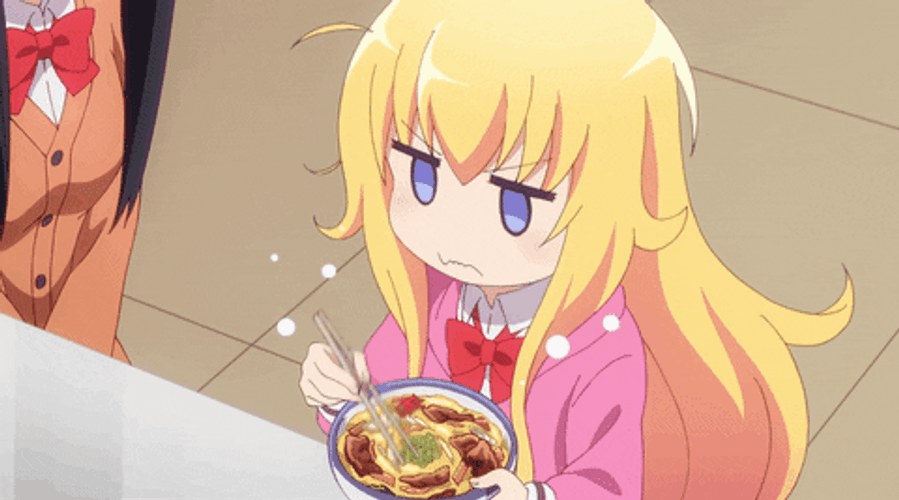 Eating Gabriel Dropout Discord Anime Pfp GIF