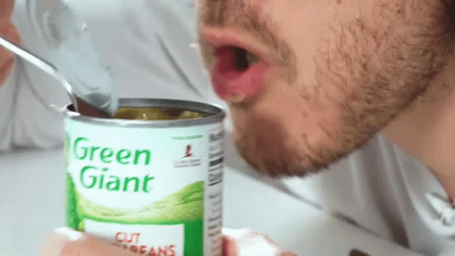 Eating Green Beans GIF