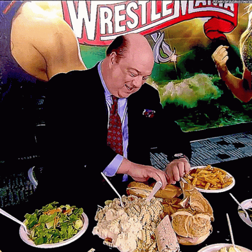 Eating Out Paul Heyman GIF