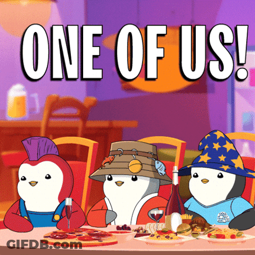 Eating Penguins Welcome To The Club GIF