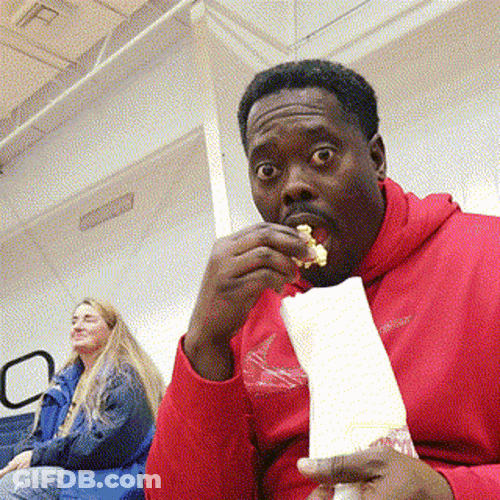 Eating Popcorn Watching GIF