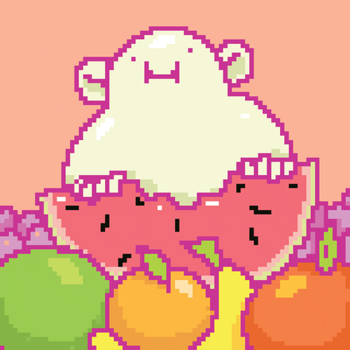 Eating Watermelon Holler Studios Pixel Chew GIF