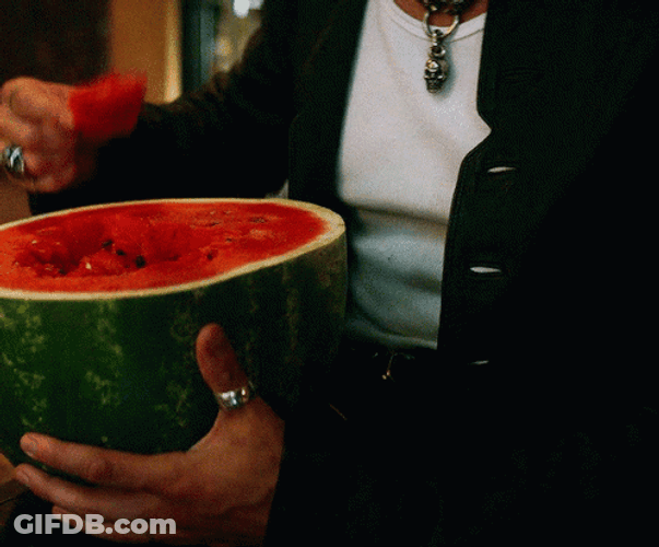 Eating Watermelon Pam And Tommy Sebastian Stan GIF
