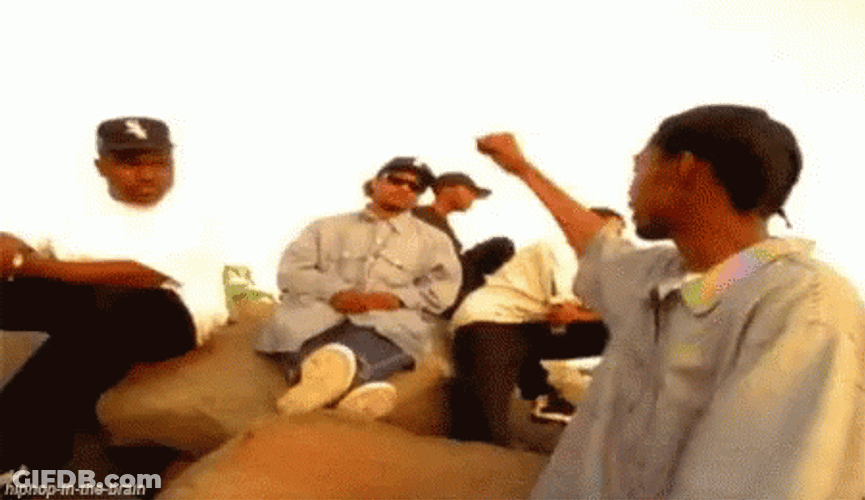 Eazy E Fist Bumping Bone Thugs GIF