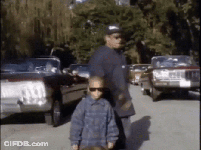Eazy E Freestyling On The Street GIF