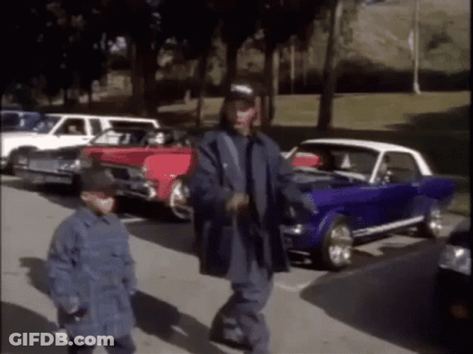Eazy E Freestyling While Strolling GIF