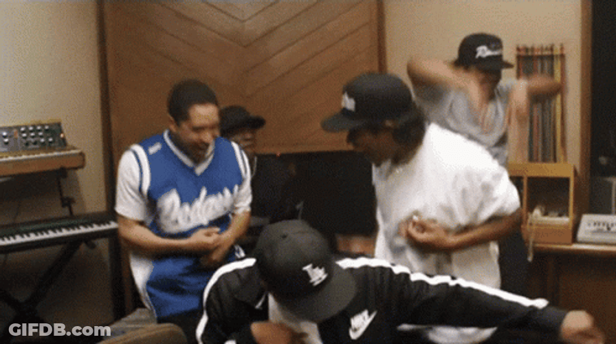 Eazy E Hip Hop Dancing With The Gang GIF