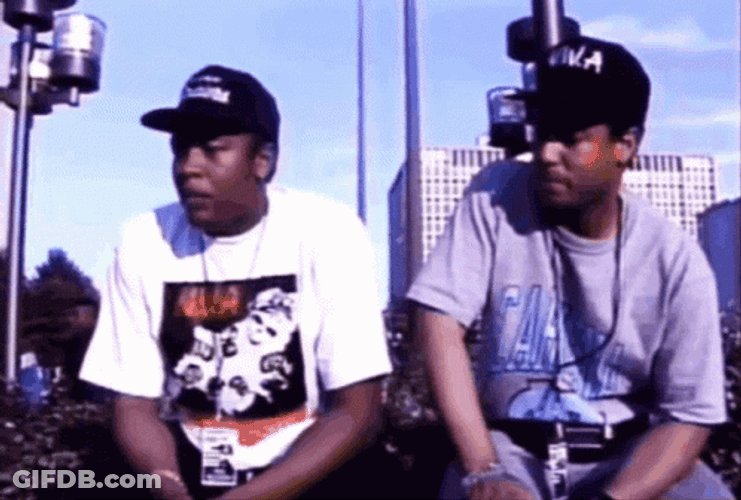 Eazy E Rapper Shadow Boxing GIF