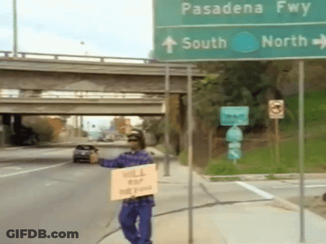 Eazy E Running Man On The Road GIF