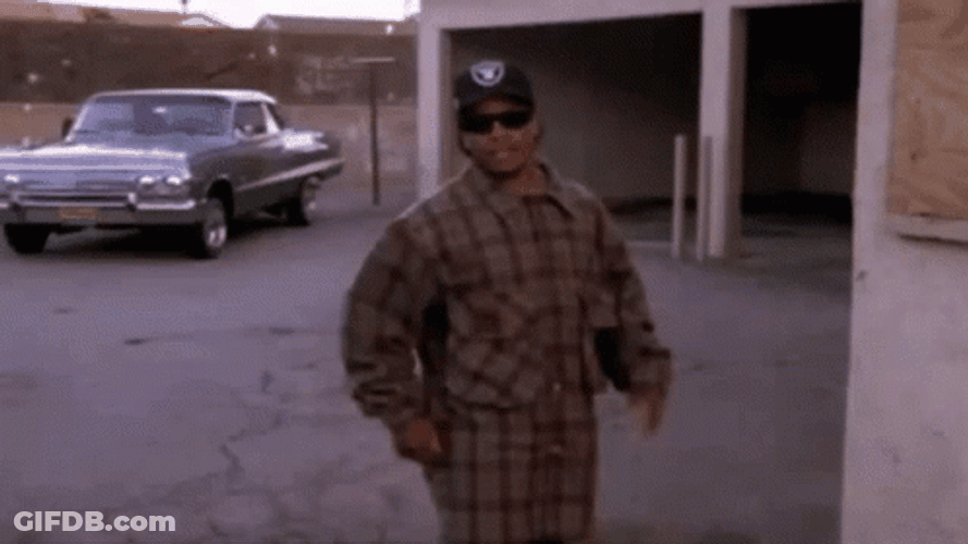 Eazy E Shadow Boxing GIF