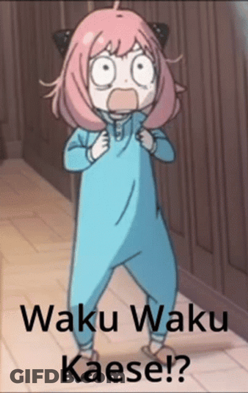 Ecstatic Anya Forger Waku Waku Kaeser GIF