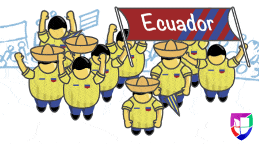Ecuador Cheer Fans GIF