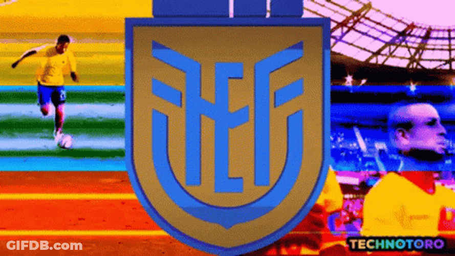Ecuador Football Technotoro Logo GIF