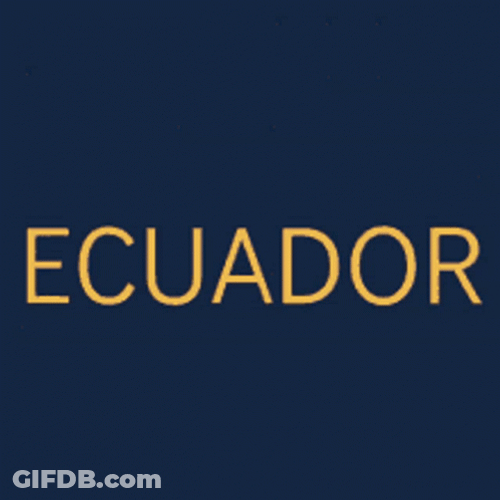 Ecuador Word Swivel GIF