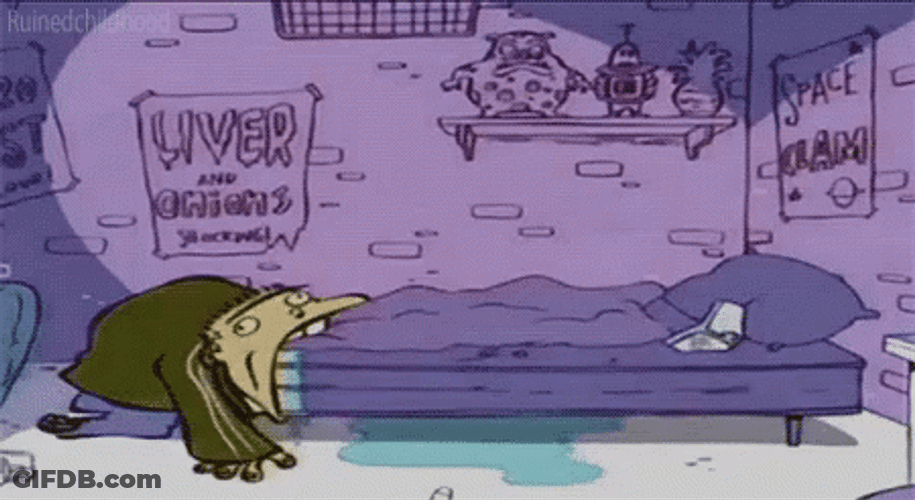 Ed Edd N Eddy Eating Mattress GIF