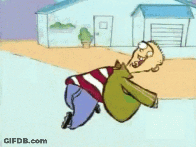 Ed Edd N Eddy Funny Run GIF