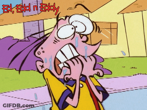 Ed Edd N Eddy Tears From Mouth GIF