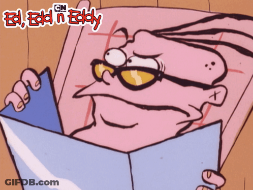 Ed Edd N Eddy With Sunglasses GIF