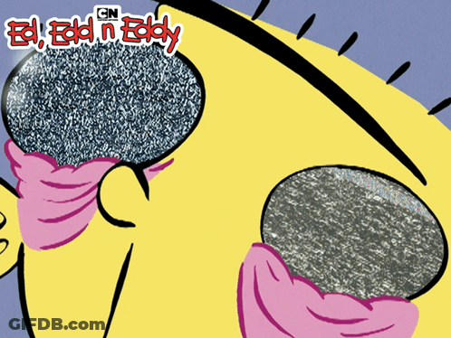 Ed, Edd N Eddy Yellow Face GIF