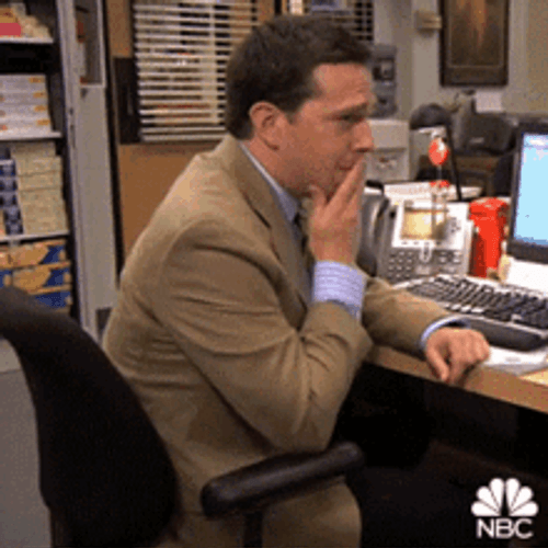 Ed Helms Holding Tears Trying Not To Cry GIF