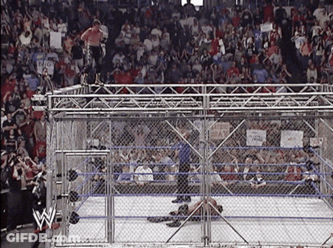 Eddie Guerrero High Splash Dive GIF
