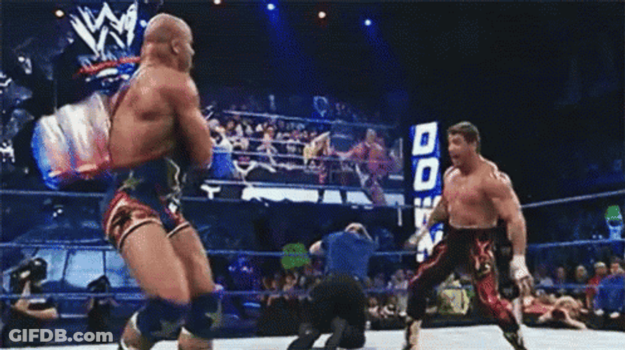 Eddie Guerrero Hilarious Passing Out GIF
