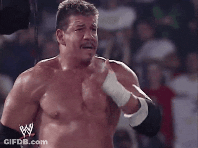 Eddie Guerrero Motivated Pumping Chest GIF