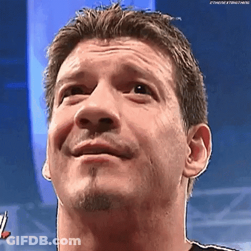 Eddie Guerrero Sarcastic Smirk GIF
