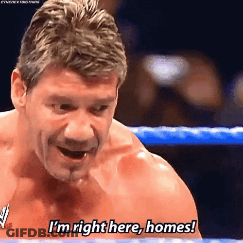 Eddie Guerrero Scoffing I'm Here GIF