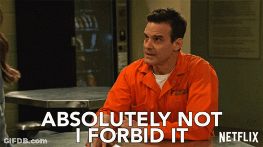 Eddie Mcclintock Charismatic Absolutely Not I Forbid It GIF