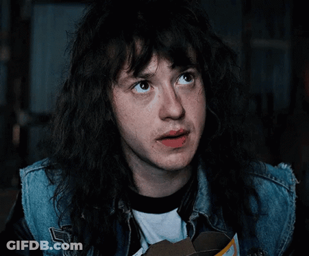 Eddie Munson Curious Stare GIF
