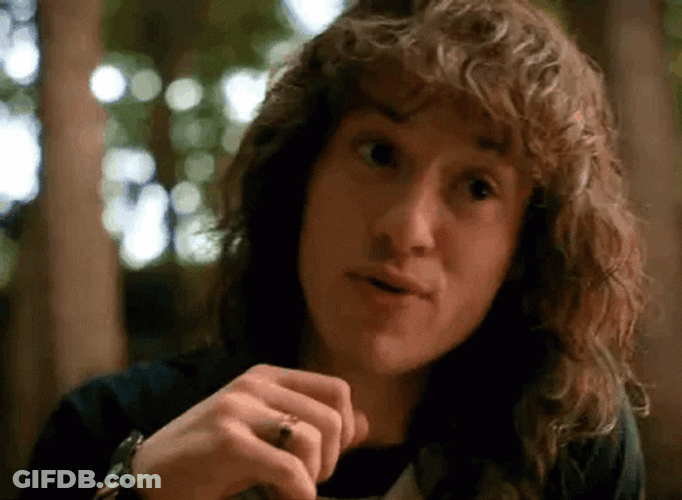 Eddie Munson Saying Something GIF
