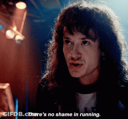 Eddie Munson Shame In Running GIF