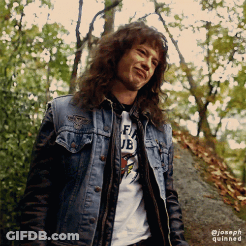 Eddie Munson Winking Eye GIF