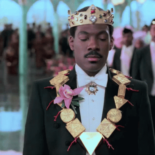 Eddie Murphy Coming To America Kiss The Bride GIF
