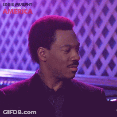 Eddie Murphy Coming To America Poster GIF
