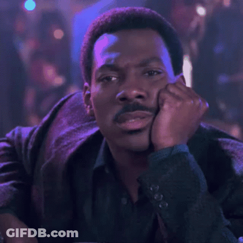 Eddie Murphy Hand Under Chin Contemplating GIF