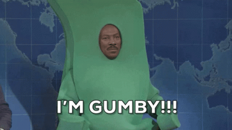 Eddie Murphy I'm Gumby SNL GIF