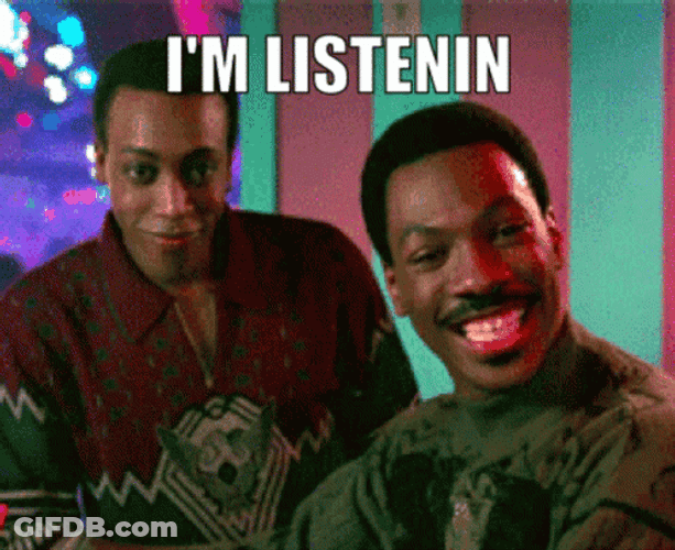 Eddie Murphy I'm Listening Go On GIF