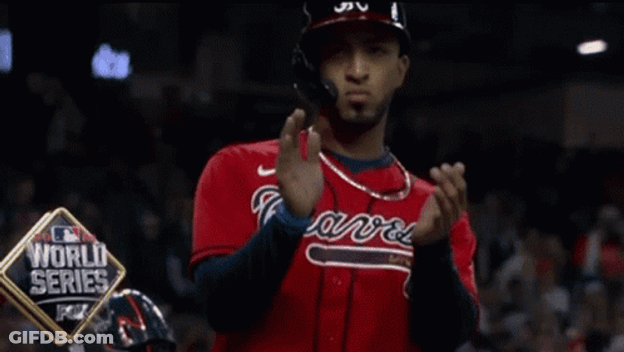 Eddie Rosario Applause Clap GIF