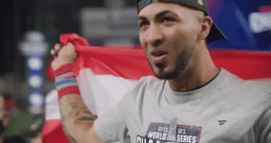 Eddie Rosario Celebrate Puerto Rico GIF