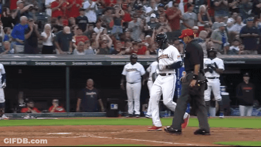 Eddie Rosario Time Of Batting The Ball GIF
