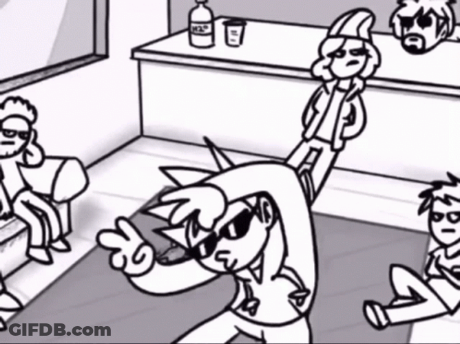 Eddsworld Black And White Tom Dancing GIF