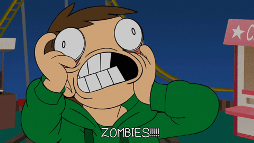 Eddsworld Edd Shouting Zombies GIF