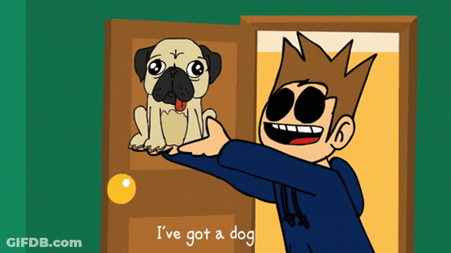 Eddsworld Edd Showing His Pug GIF