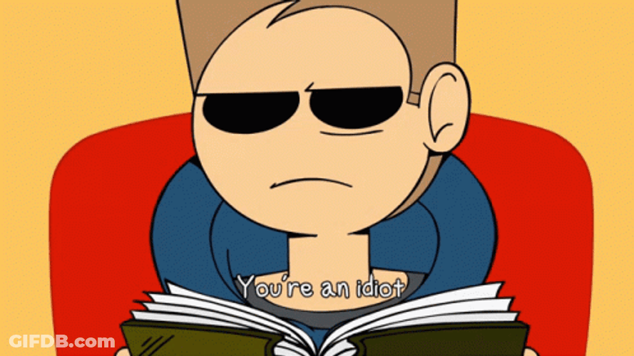 Eddsworld Tom Reading A Book GIF