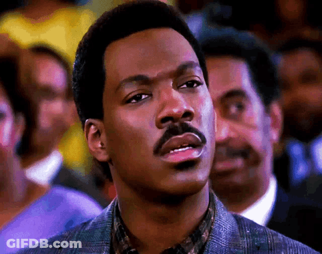Eddy Murphy Coming To America Realization GIF