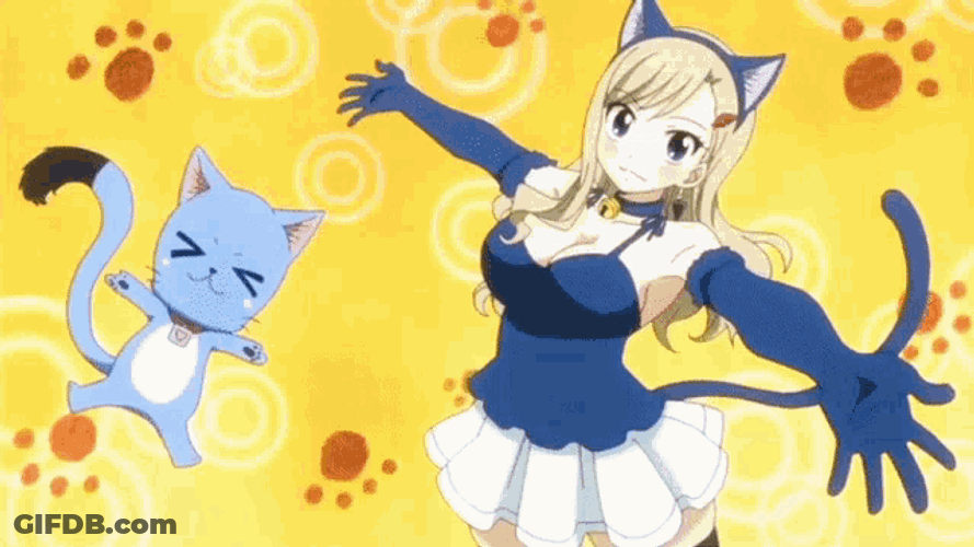 Edens Zero Rebecca And Happy GIF