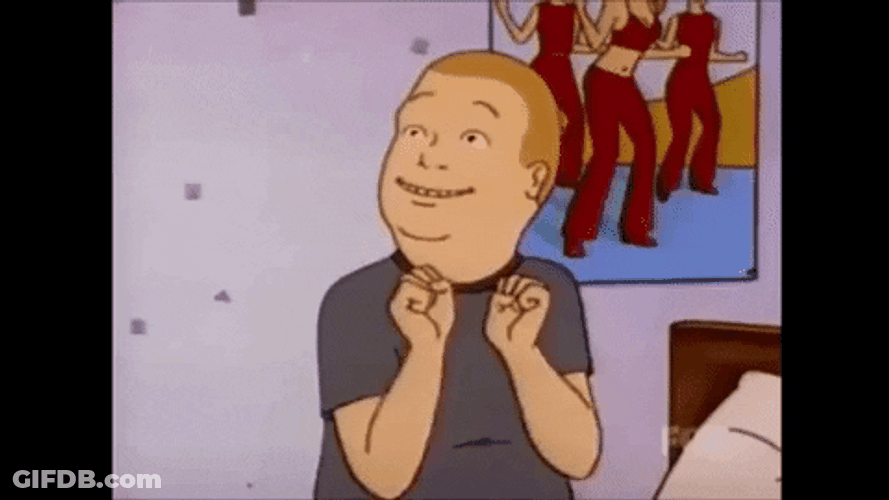 Edge Of My Seat Bobby Hill GIF