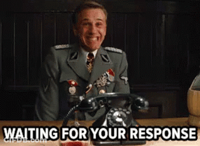 Edge Of My Seat Christopher Waltz GIF